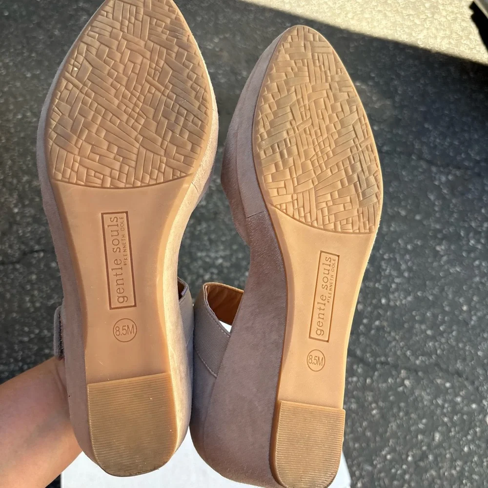 gentle souls Beige Suede Ankle-Strap Espadrilles - Picture 4 of 4